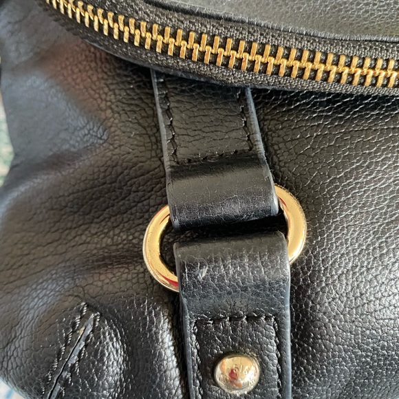 USED AUTHENTIC SISLEY LEATHER SLING BAG - Picture 6 of 16